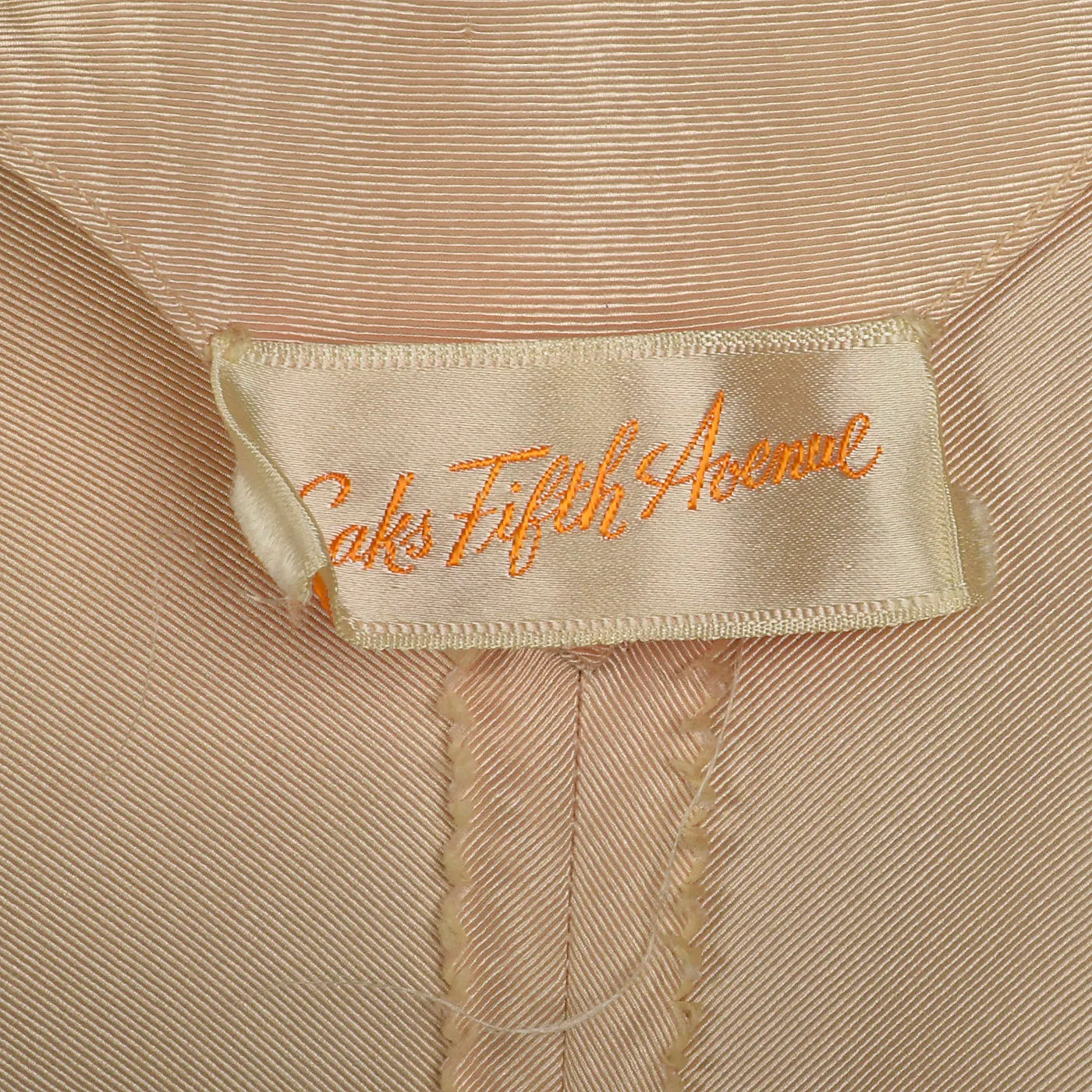 1960s Saks Fifth Avenue Elegant Evening Coat