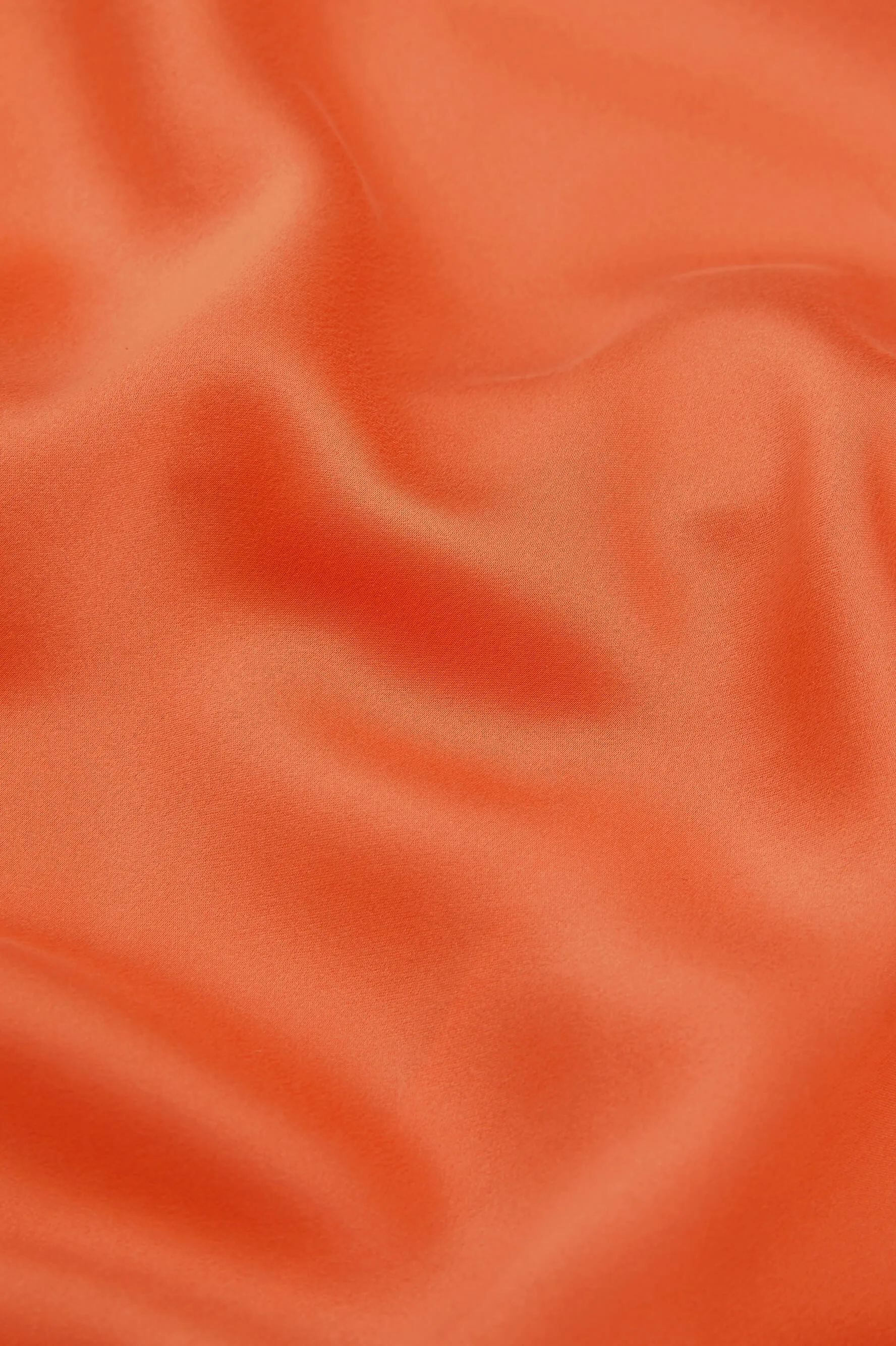 Bella Orange Camisole Set in Sandwashed Silk