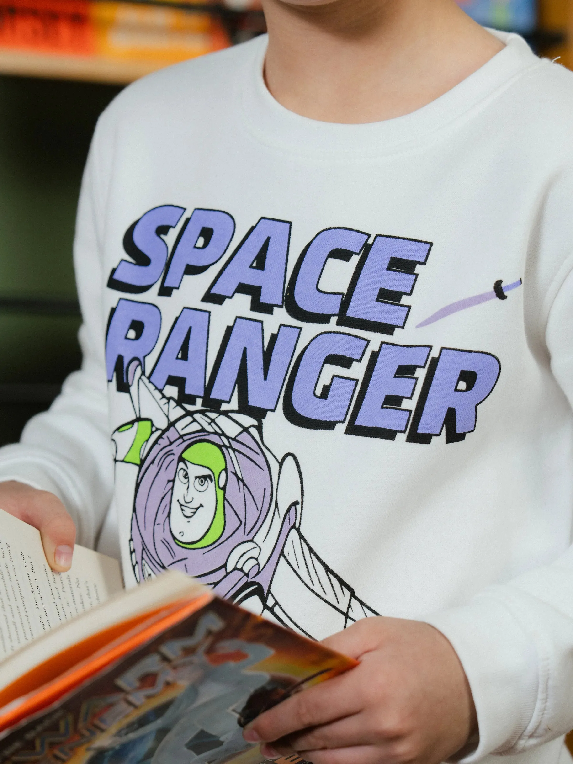Boy's White Sweatshirt - EBTSS24-010