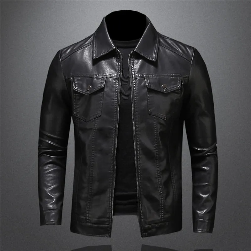 Giani Classic Leather Jacket - Timeless Style for Every Occasion