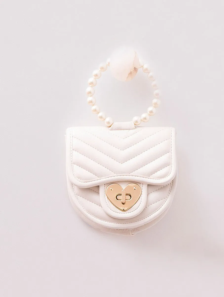 Girls Summer Casual White & Pink Set - MIALIA - White - Pink