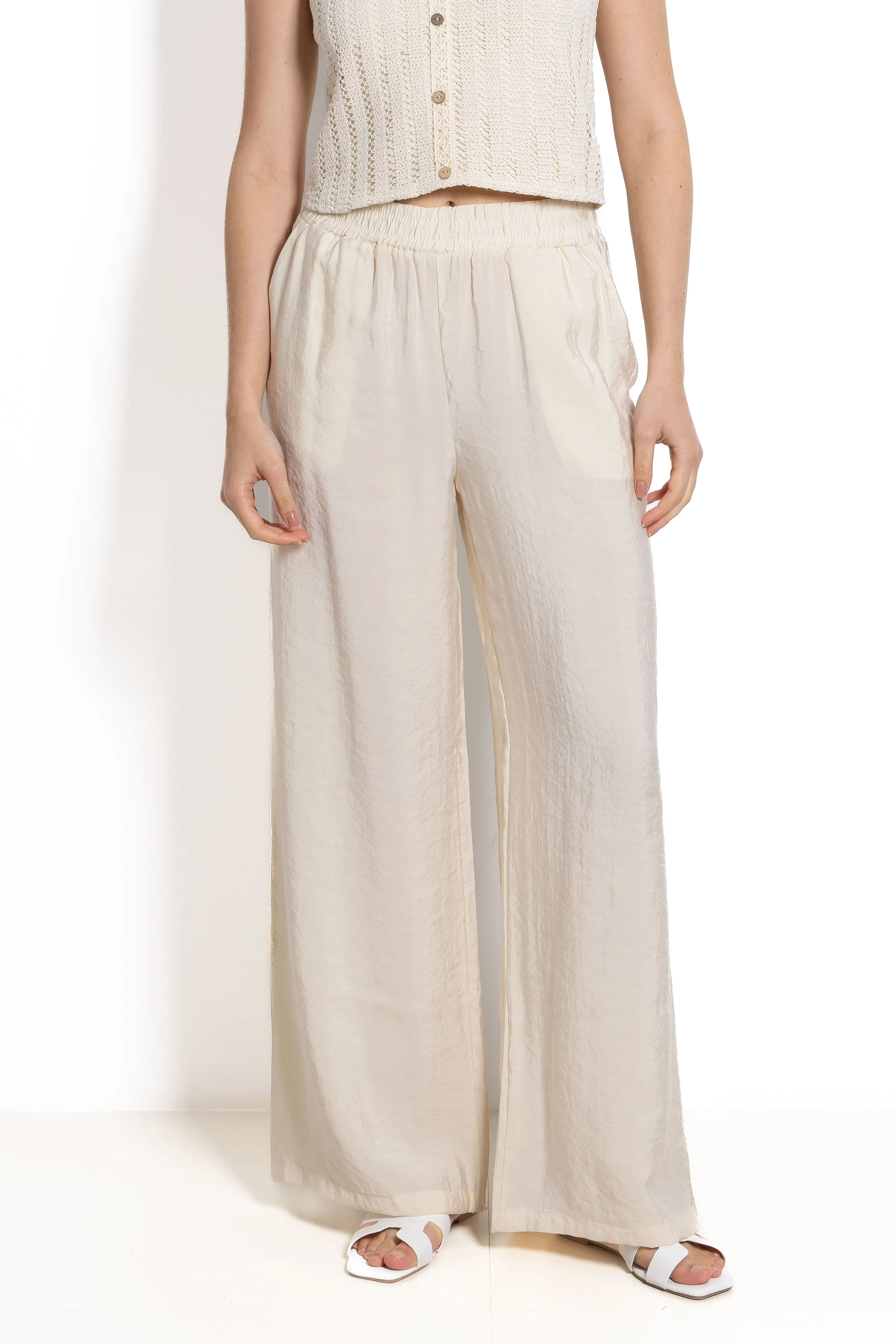 LIGHTWEIGHT FLOWY TROUSERS