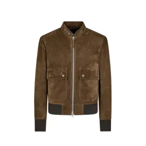 Men's Suede Leather British Jacket