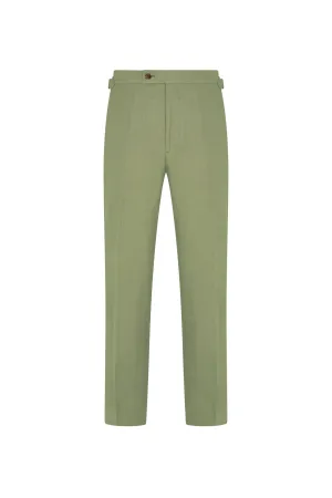 Sea Green Linen Trousers