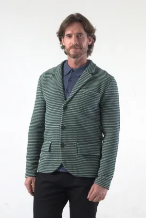 Seed Stripe Knit Blazer