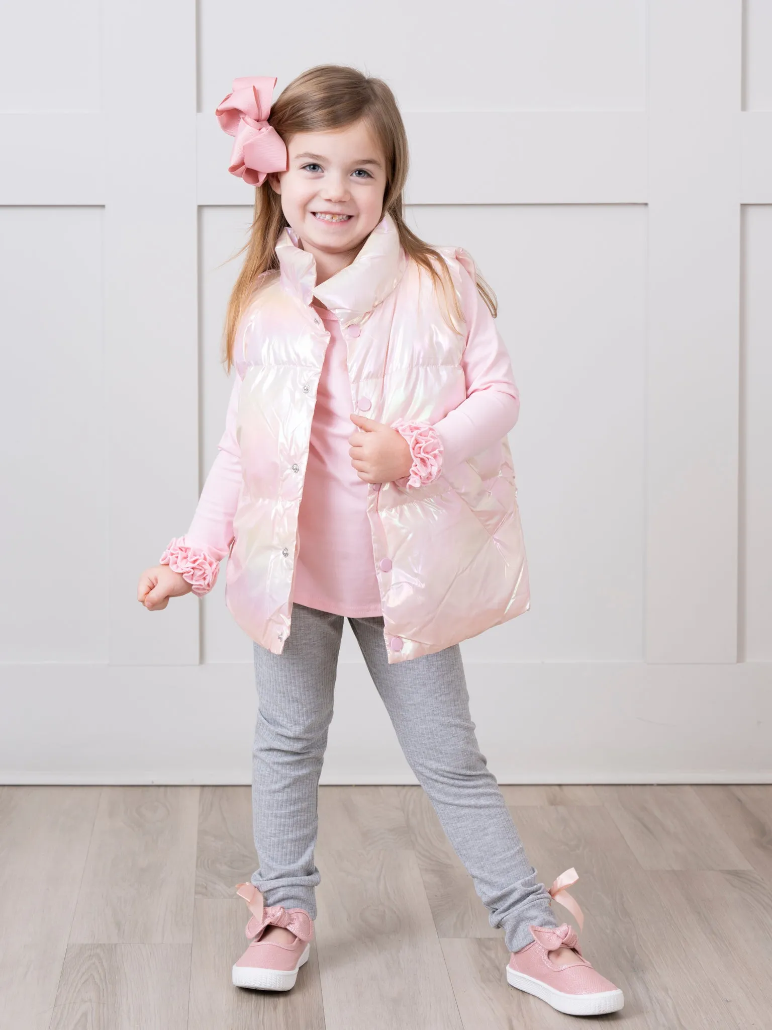 Soft Cotton Ankle Bow Leggings