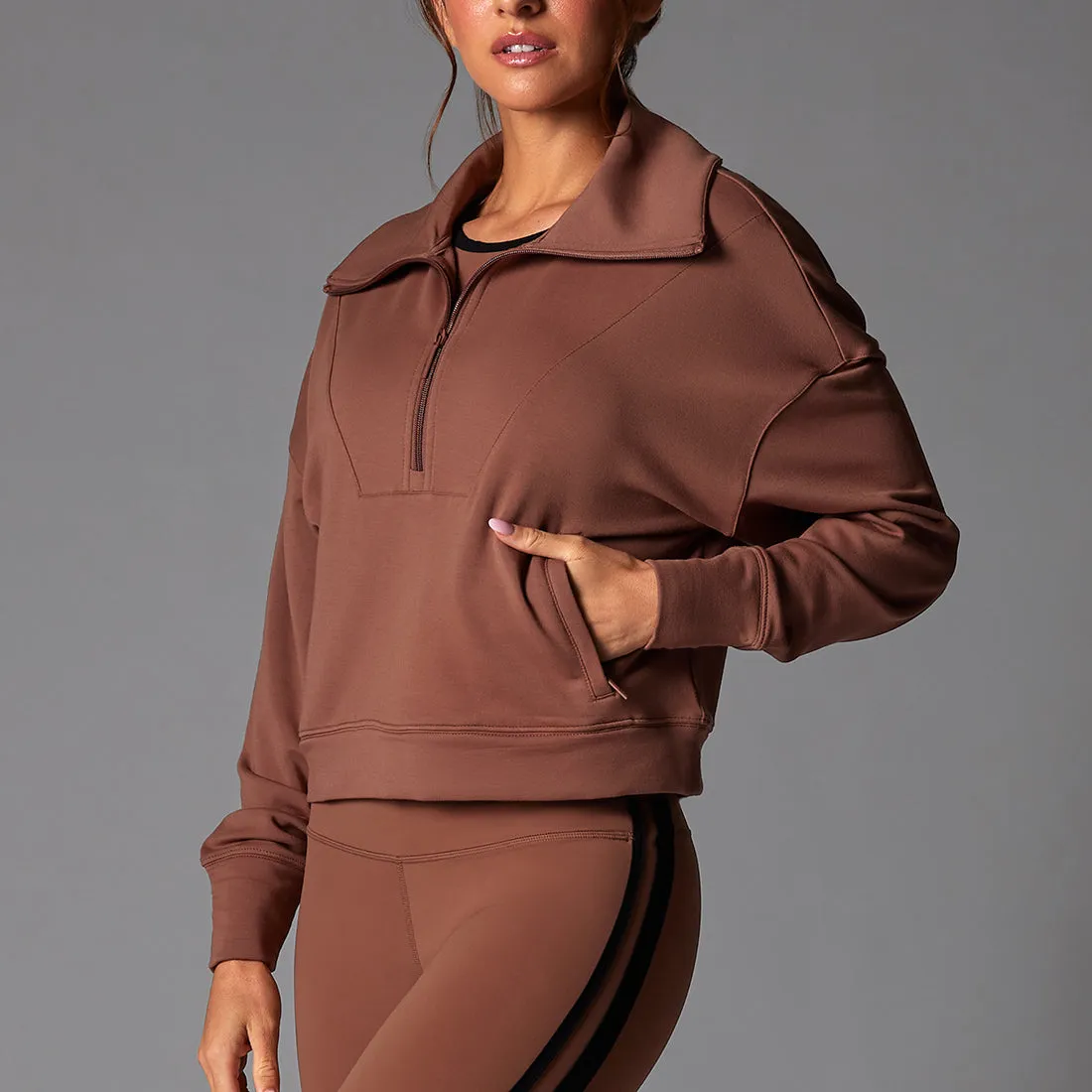 TaviLuxe® Cozy Half Zip