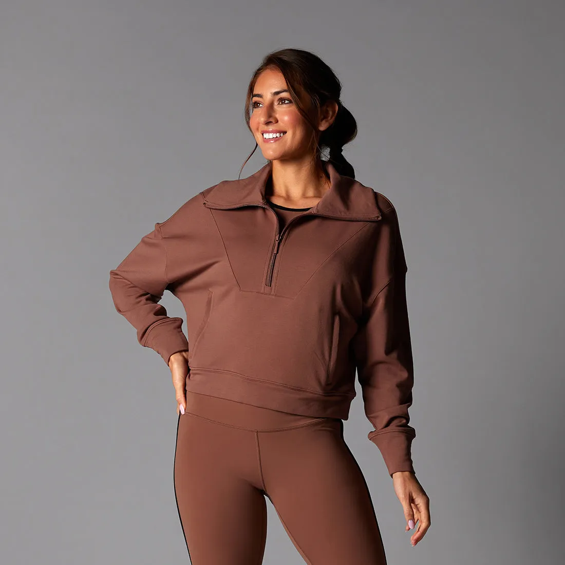 TaviLuxe® Cozy Half Zip